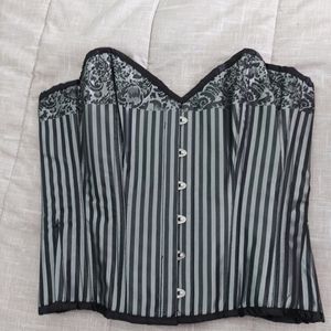 Black & Silver Corset